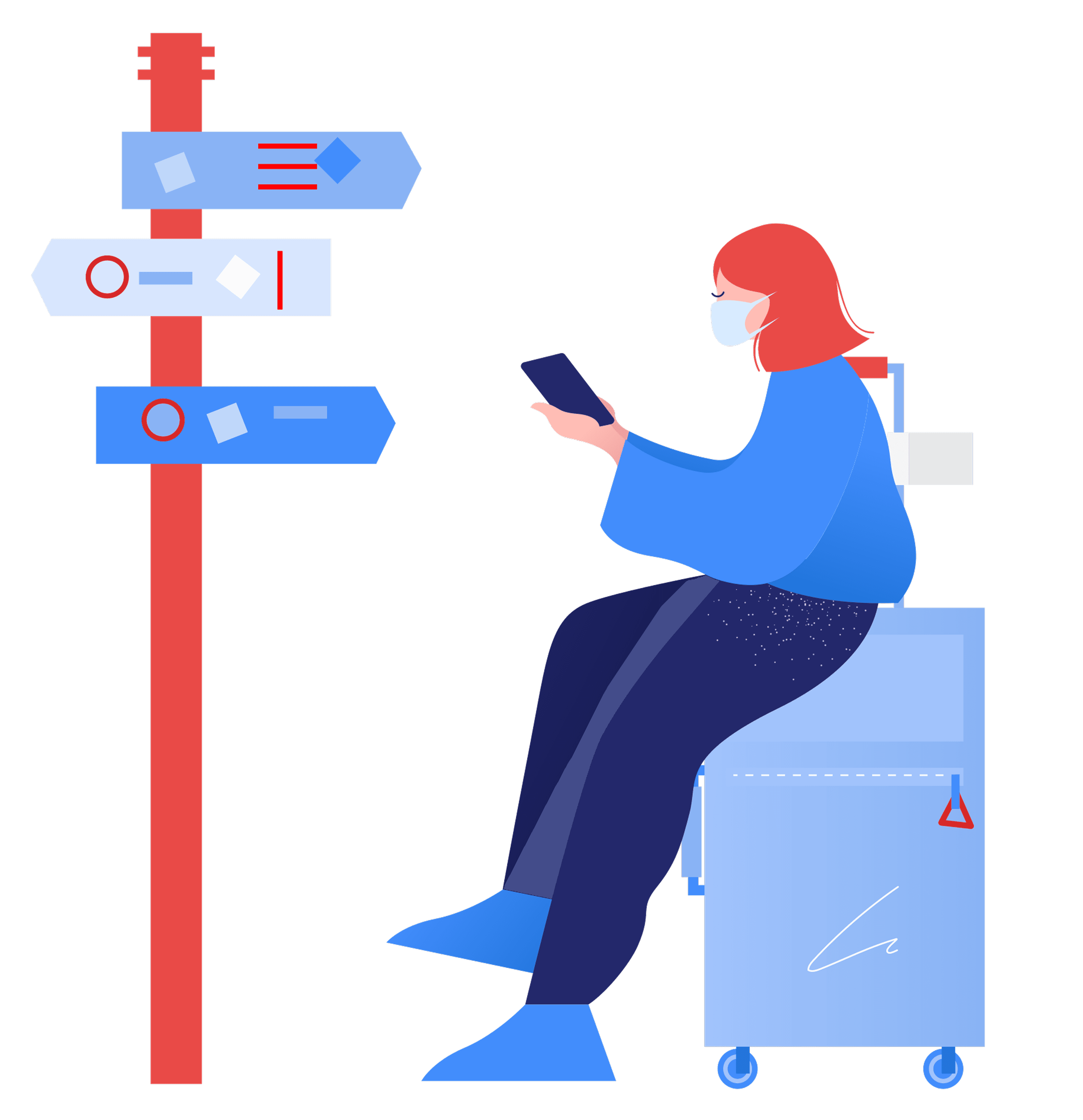 Career Employment Pathway Illustration